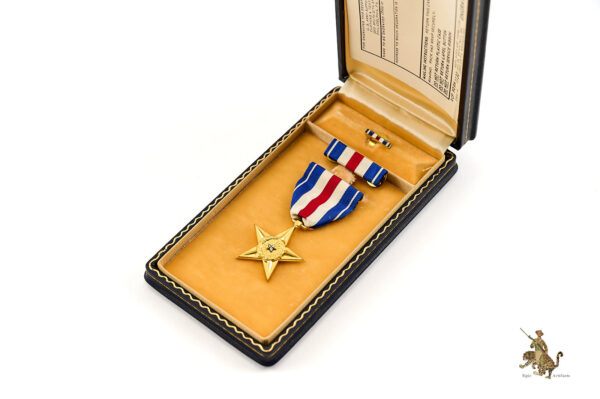 WWII Silver Star Medal in Coffin Case