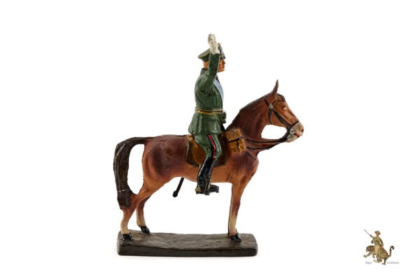 Elastolin Benito Mussolini on Horse Composite Figurine - Image 5