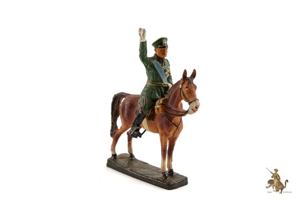 Elastolin Benito Mussolini on Horse Composite Figurine - Image 6