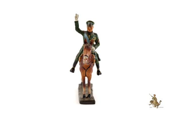 Elastolin Benito Mussolini on Horse Composite Figurine - Image 7