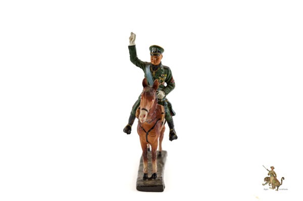 Elastolin Benito Mussolini on Horse Composite Figurine - Image 8