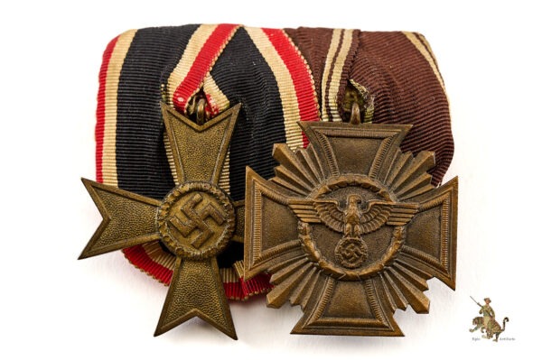 WW2 Medal Bar - War Merit - 10 Yr NSDAP Service