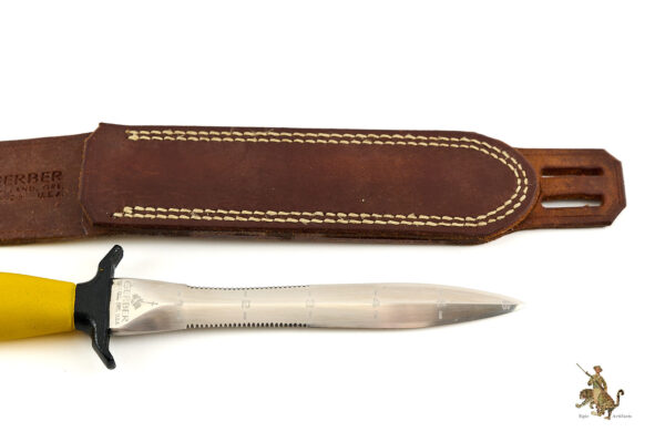 1971 Gerber Mark II Dive Knife with Leather Sheath - Image 5