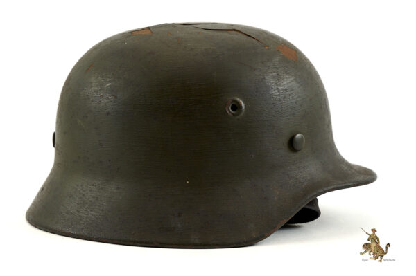 M40 Heer Camo Brush Pattern with Chin Strap - Image 5