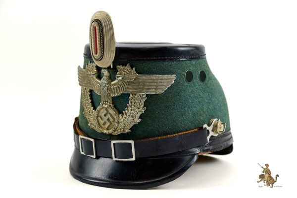 Schutzpolizei Enlisted Police Shako - H. Becker