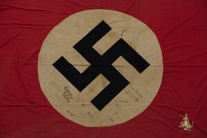 Large NSDAP Banner Flag - US Veteran Signed