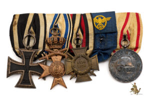 Five Place Imperial - Third Reich Police Medal Bar