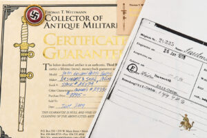 NSDAP Gold Party Membership Badge Large - Deschler