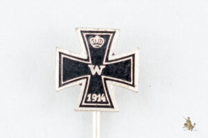 WW1 EK1 enameled; NM+ stickpin