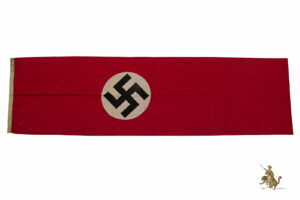 Large NSDAP Stamped Banner Flag 31" x 106"