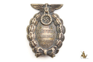 SA Treffen Braunschweig 1931 Rally Badge Tinnie