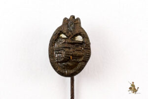 Panzer Assault Badge in Bronze Stickpin