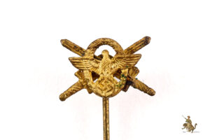 Gold Police Eagle with Crossed Swords Stickpin