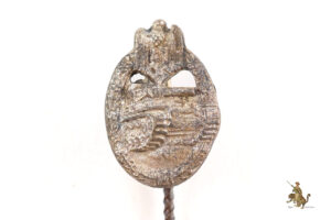 Panzer Assault Badge in Silver Stickpin