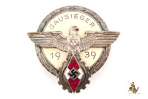 Hitler Youth HJ Gausieger Badge 1939 - G. Brehmer