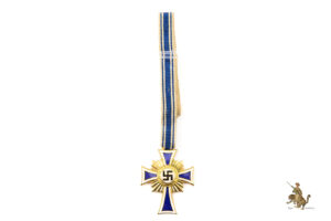 Mothers Cross in Gold with Ribbon