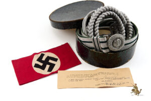 Heer Officer Brocade Belt in Box w/ Armband - Veteran Bring Back