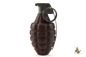 Inert WWII MK2 Grenade with M10A3 Fuse