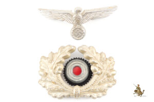 Heer Army Visor Eagle Wreath and Cockade Set