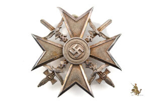 Spanish Cross in Silver with Swords - 835