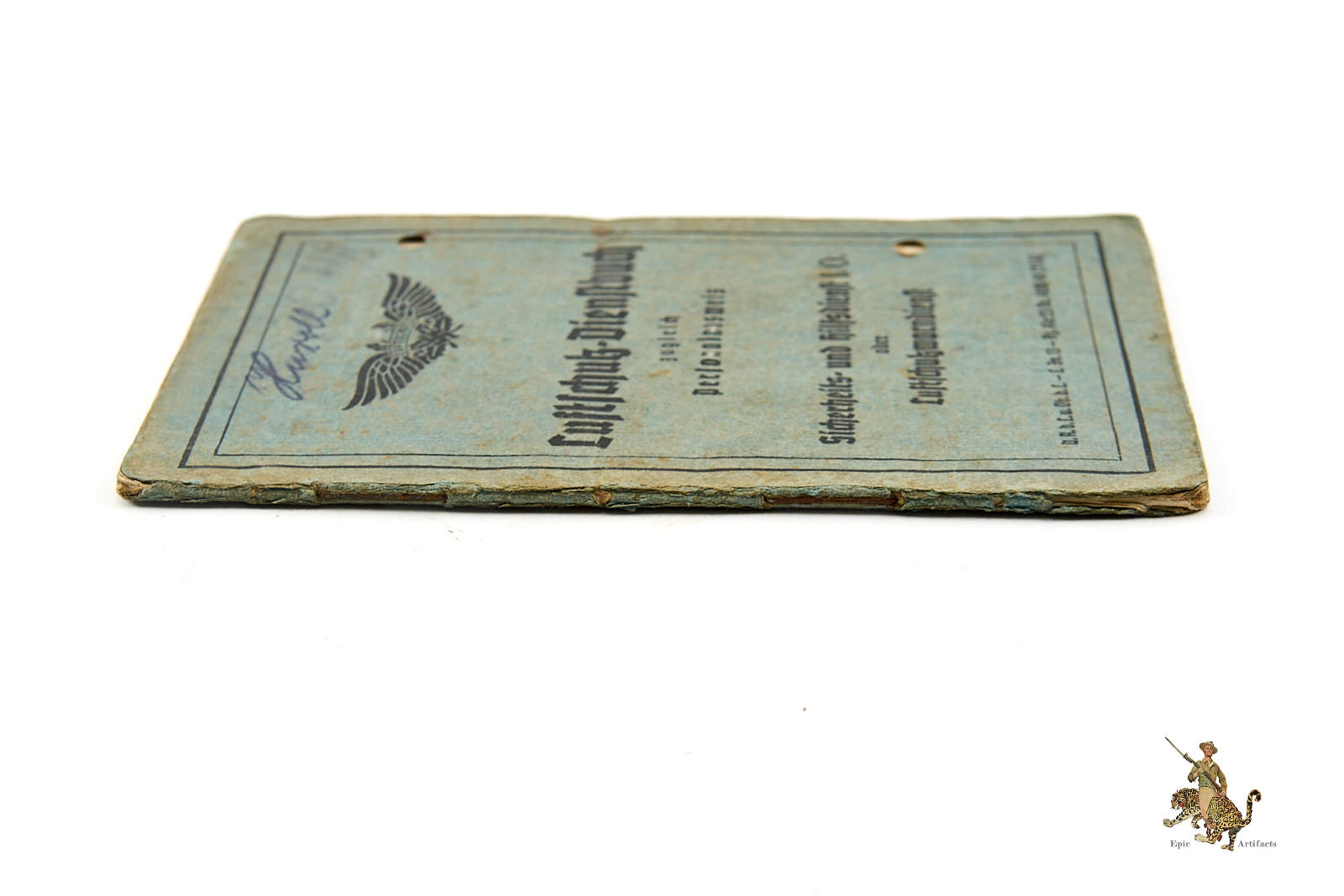 Luftschutz Dienstbuch - Air Raid Protection Service Book - Image 10