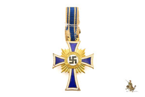 Mothers Cross in Gold w/ Ribbon