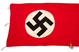Large NSDAP Flag w/ Ties - 55" x 92"