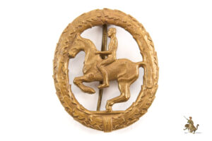 Post War Bronze Horse Riders Badge - Steinhauer & Lück