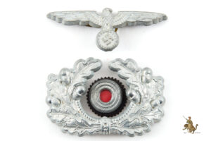 Heer Army Visor Eagle Wreath and Cockade Visor Set
