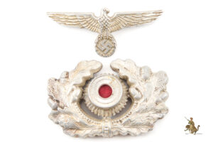 Heer Army Visor Eagle Wreath and Cockade Visor Set