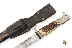Stag Grip Heer Etched Bayonet