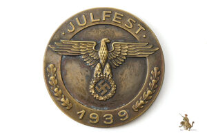 SS 1939 Julfest Table Medal