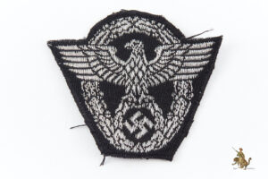 Police SS Flatwire Cap Insignia