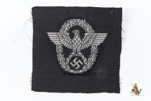 Police SS Flatwire Cap Insignia