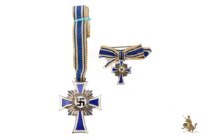 Mothers Cross in Silver with Miniature