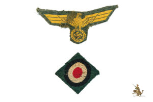 KM Coastal Artillery Cockade and Eagle - Cap Removed