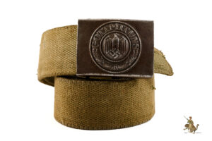 Tropical Heer Webbed Belt & Buckle
