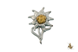 Gebergsjäger Edelweiss Cap Badge - G.B. 42
